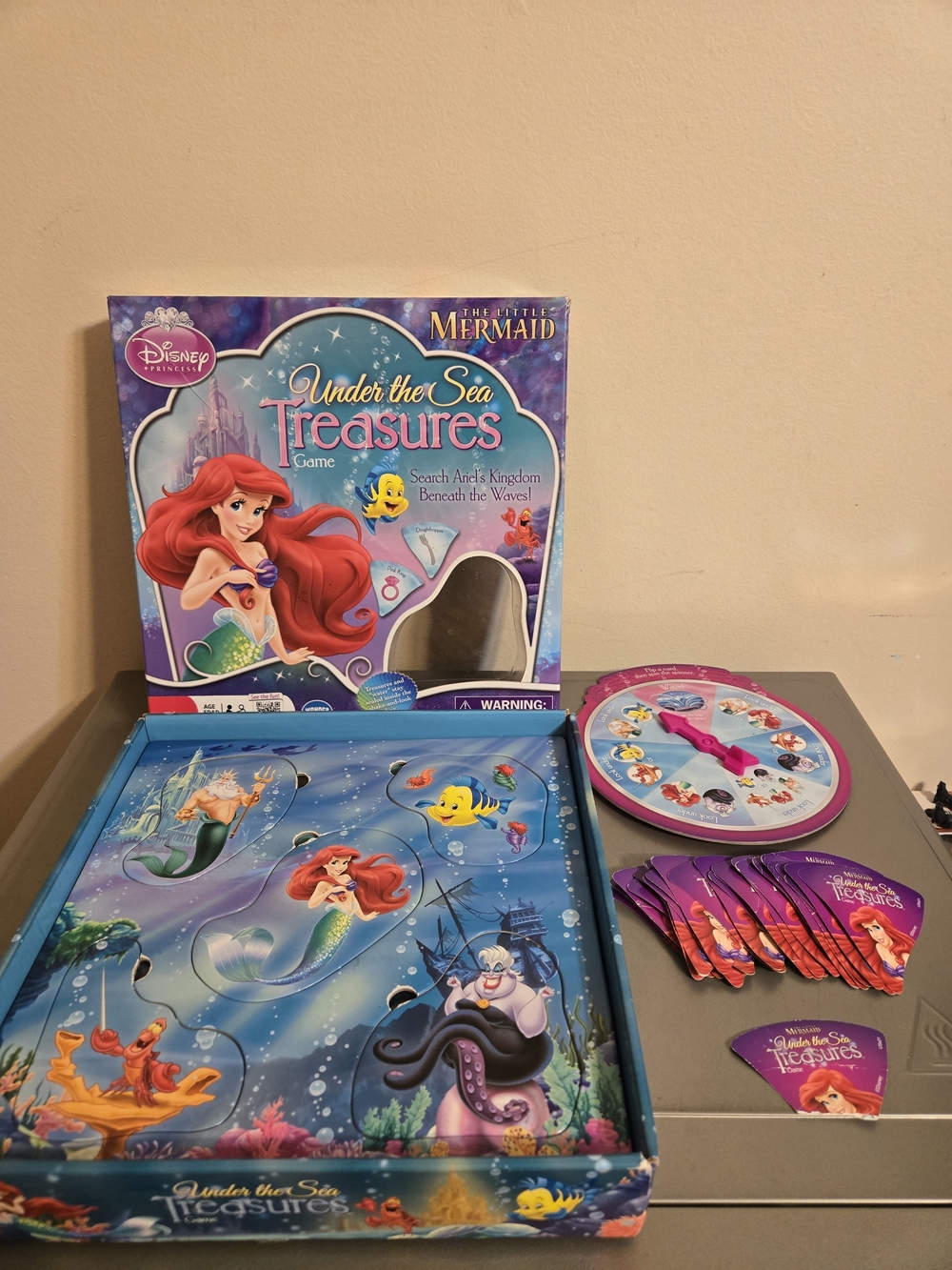Disney Princess The Little Mermaid Under the Sea Treasures Board Game